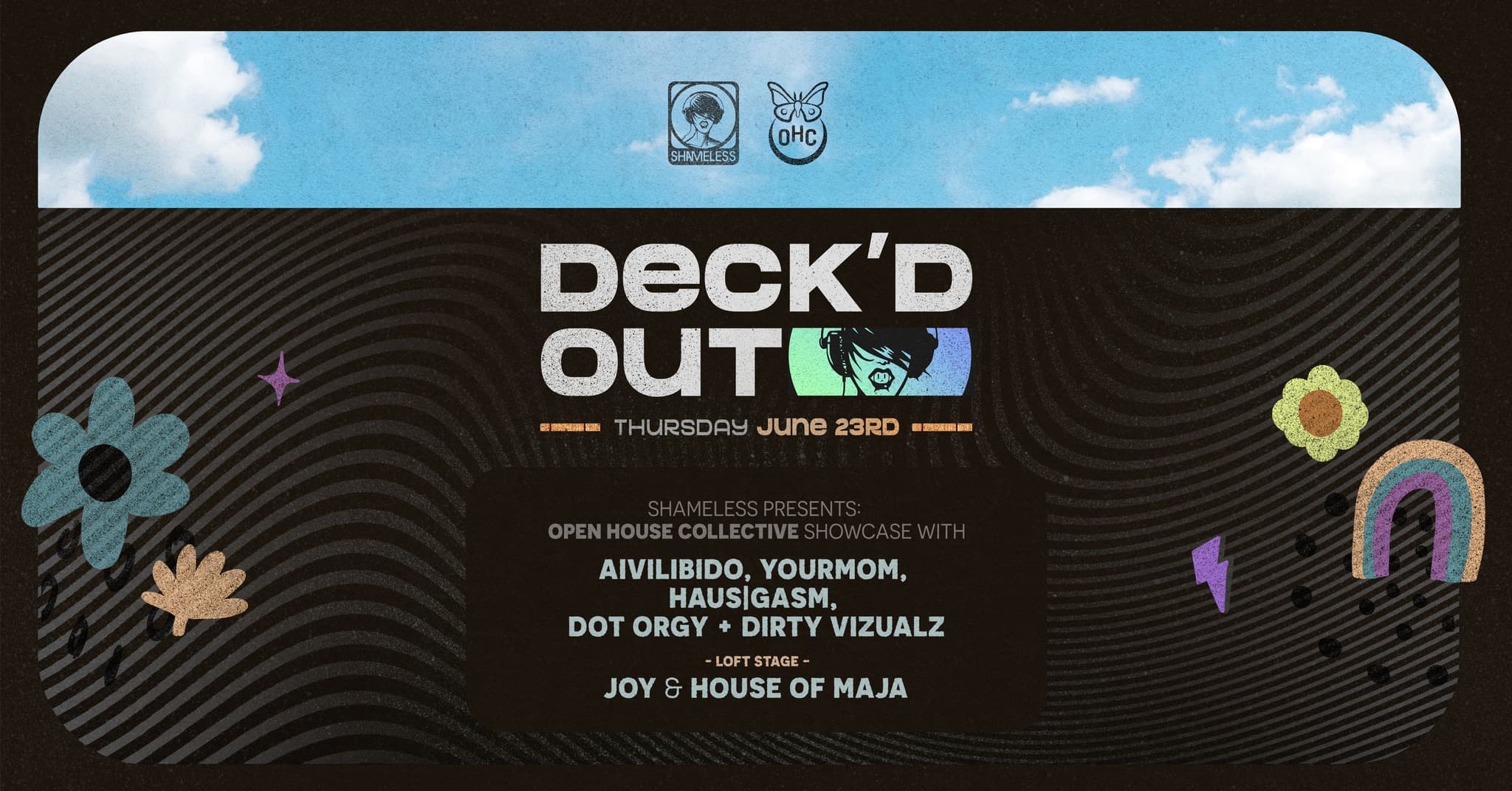 Deck'd Out #4 - Pride Edition w/ Open House Collective at Monkey Loft, Seattle WA