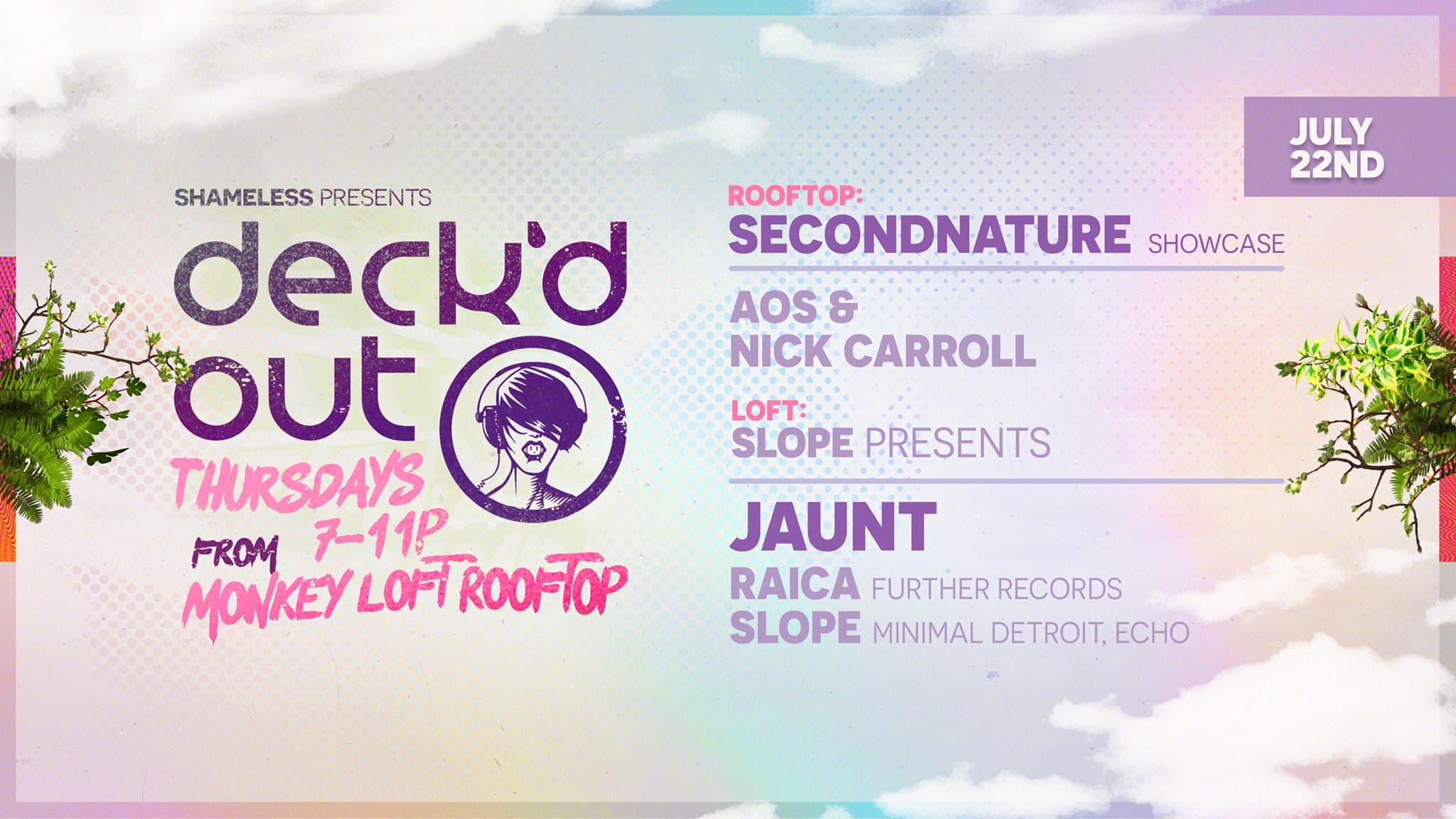 Deck'd Out #4 secondnature Showcase w/ Aos & Nick Carroll at Monkey Loft, Seattle WA