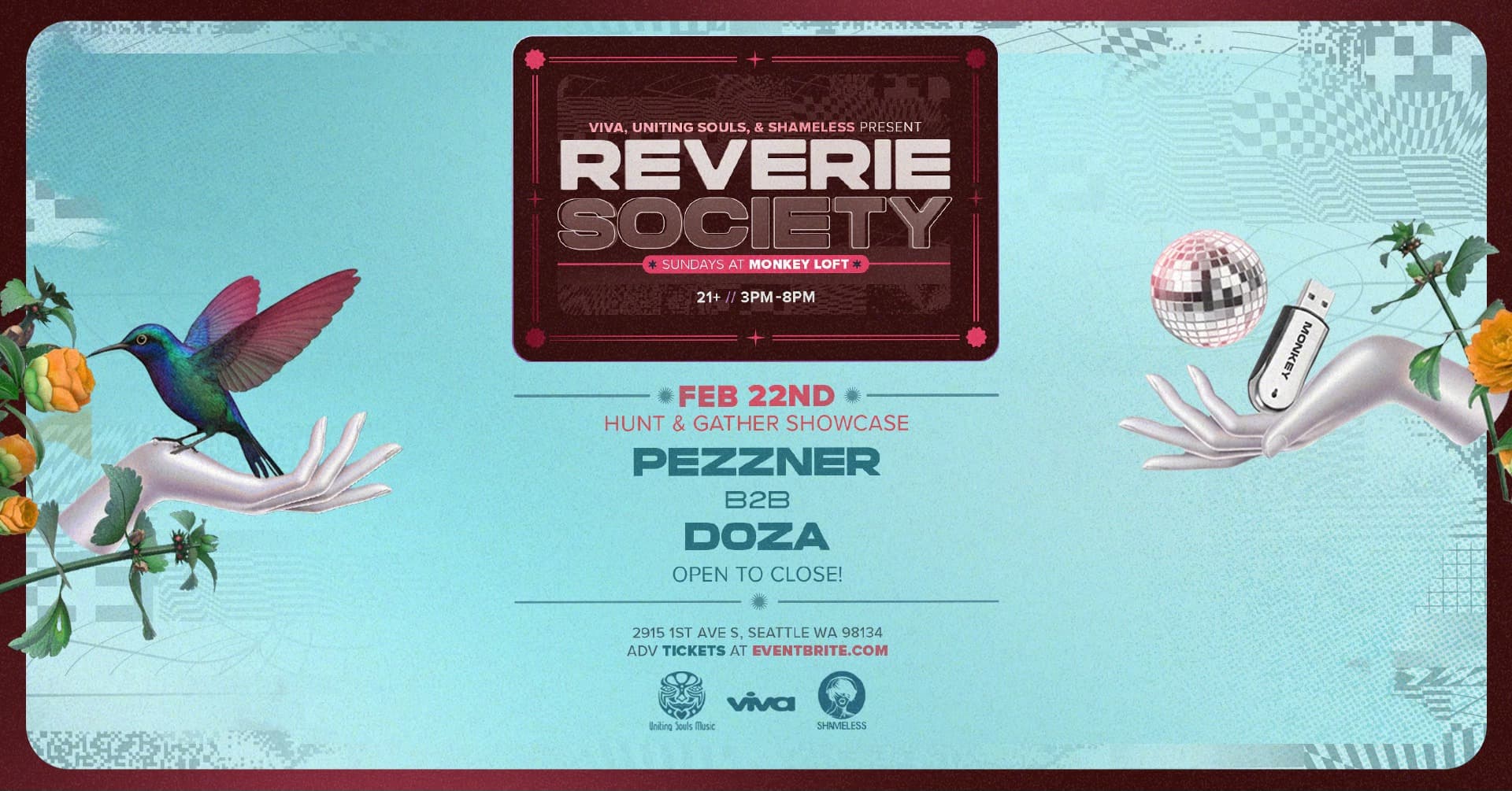 Reverie Society at Monkey Loft, Seattle WA