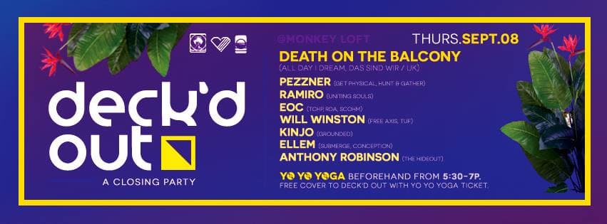 Deck'd Out Season Closing at Monkey Loft, Seattle WA
