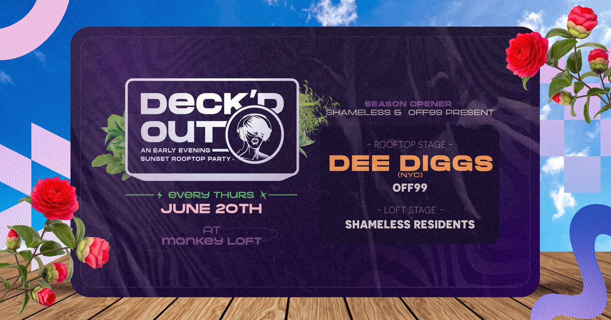 Deck'd Out Opening Party w/ Dee Diggs (NYC) at Monkey Loft, Seattle WA