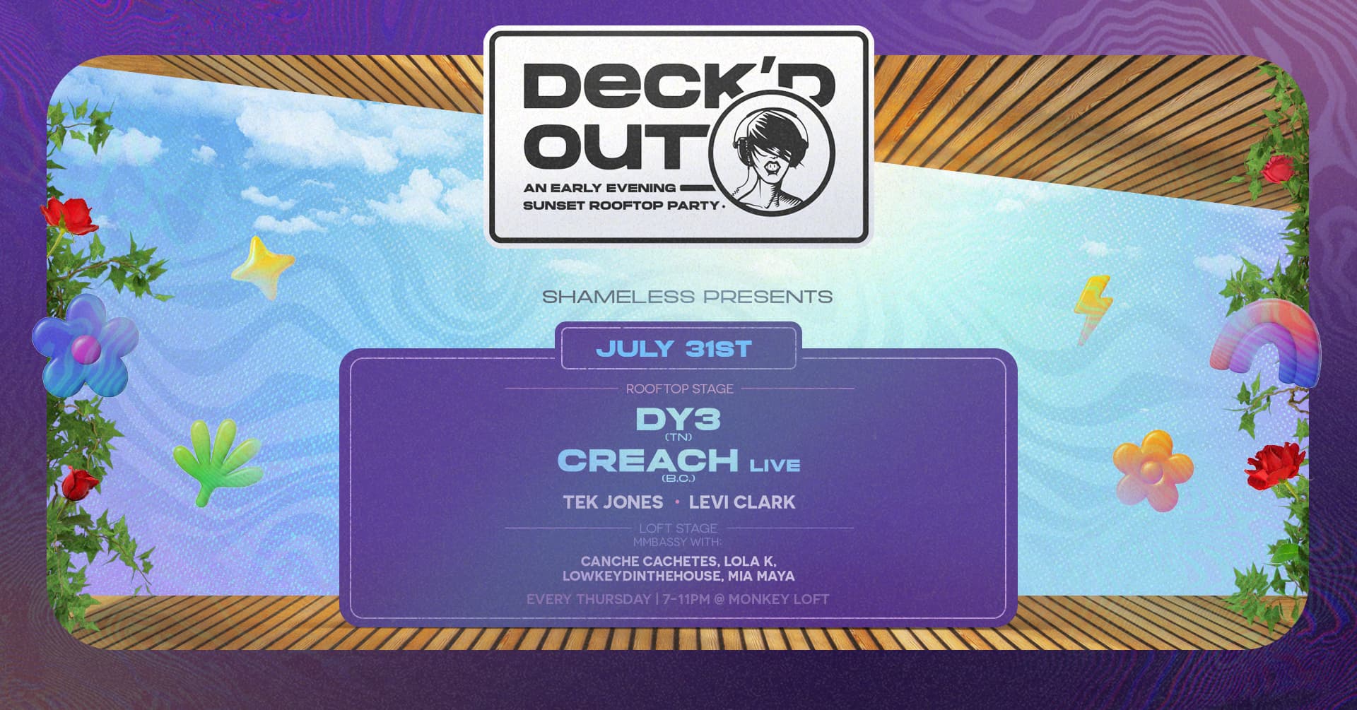 Deck'd Out #7 at Monkey Loft, Seattle WA