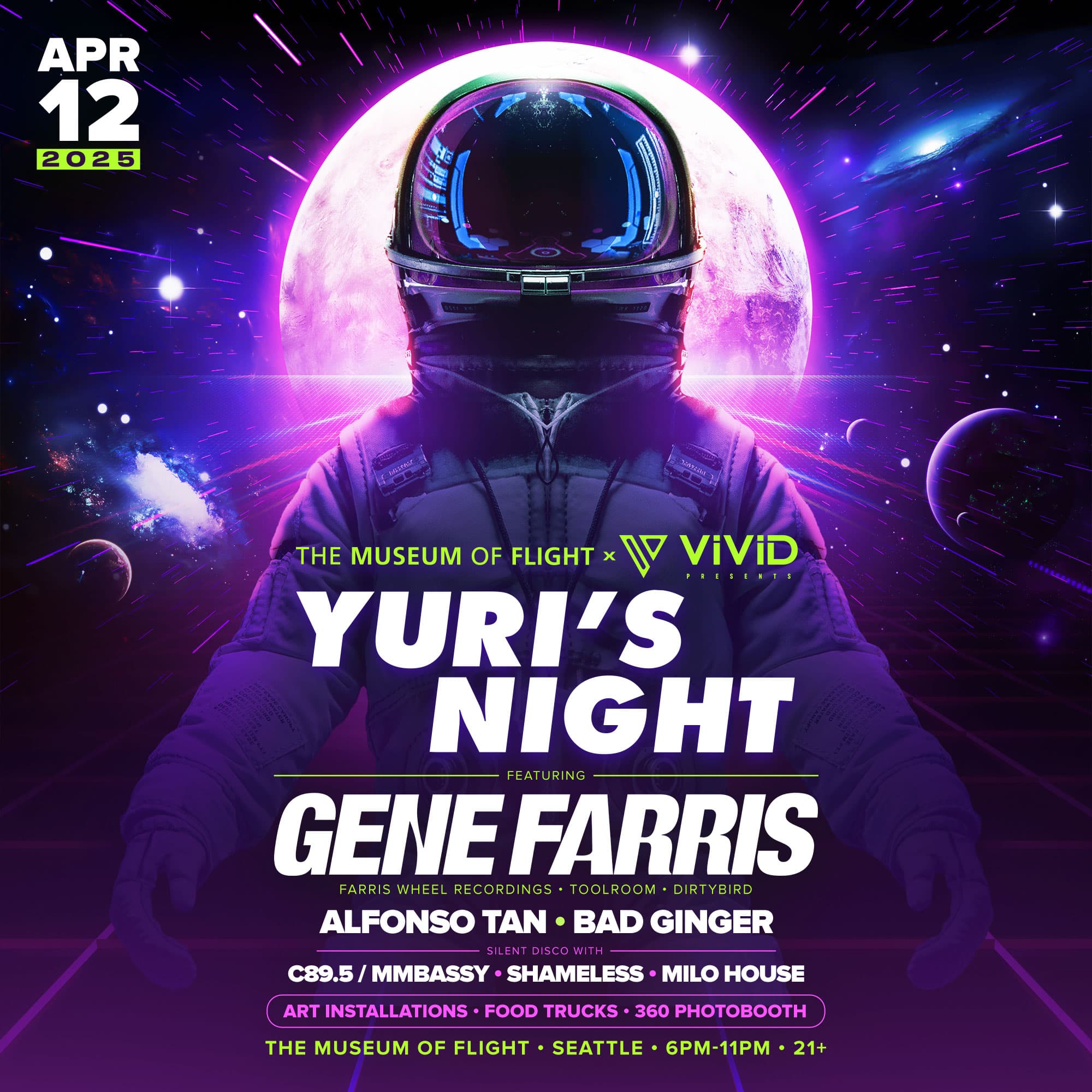 Yuri's Night 2025 at The Museum of Flight, Seattle WA