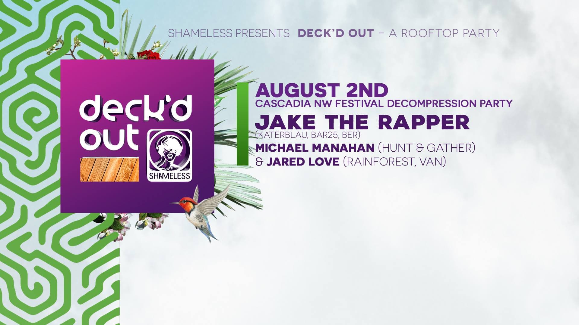 Deck'd Out #6 w/ Solar (SF) & Residents at Monkey Loft, Seattle WA