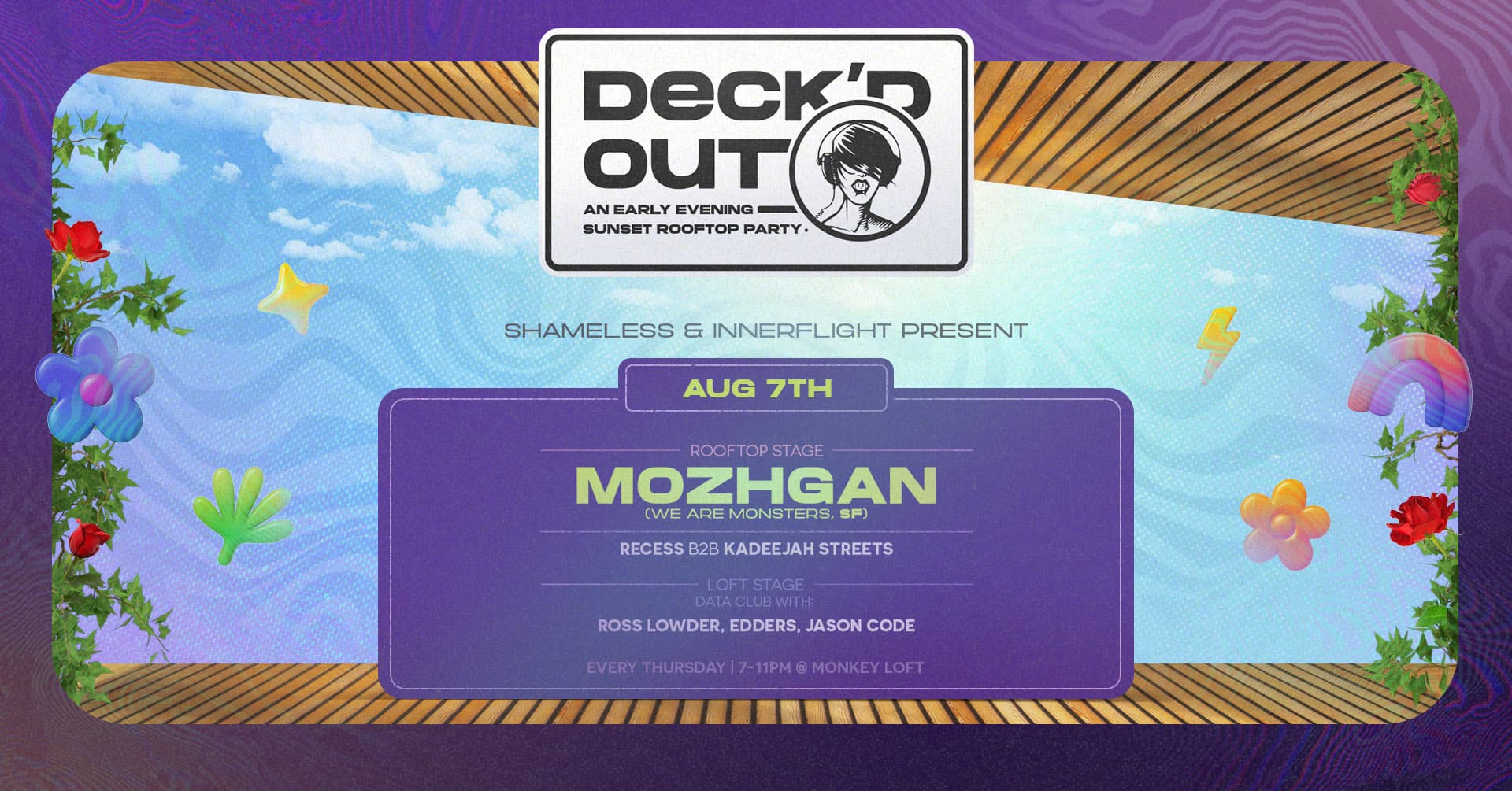 Deck'd Out #8 at Monkey Loft, Seattle WA