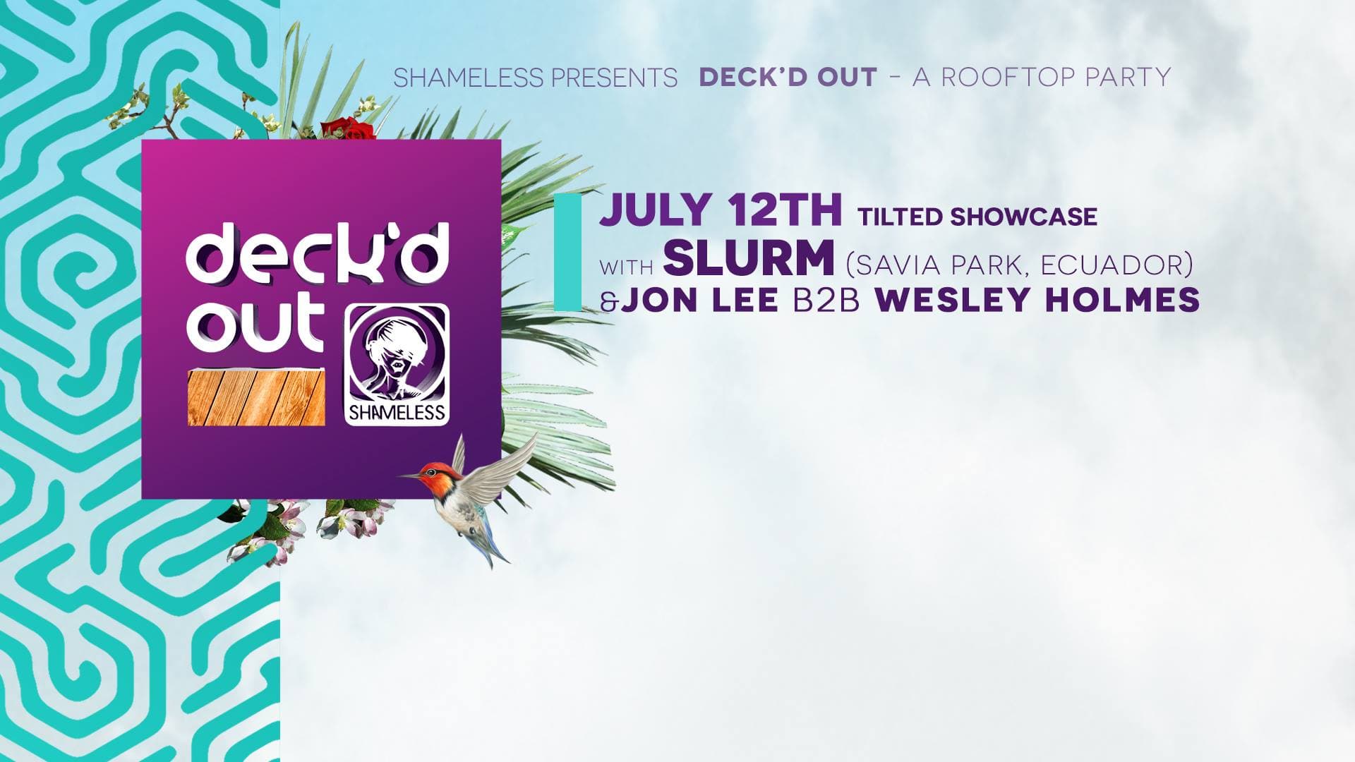 Deck'd Out #3 w/ Saqib (NYC) B2B Pezzner at Monkey Loft, Seattle WA