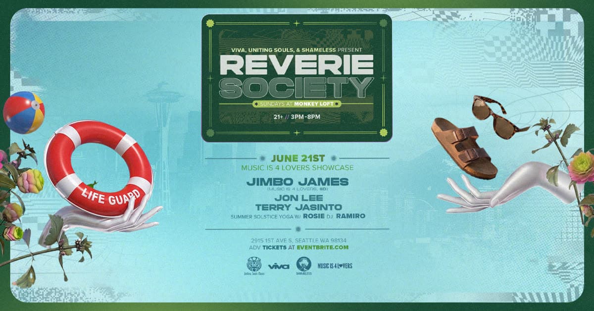Reverie Society : Music is For Lovers Showcase + Yoga at Monkey Loft, Seattle WA