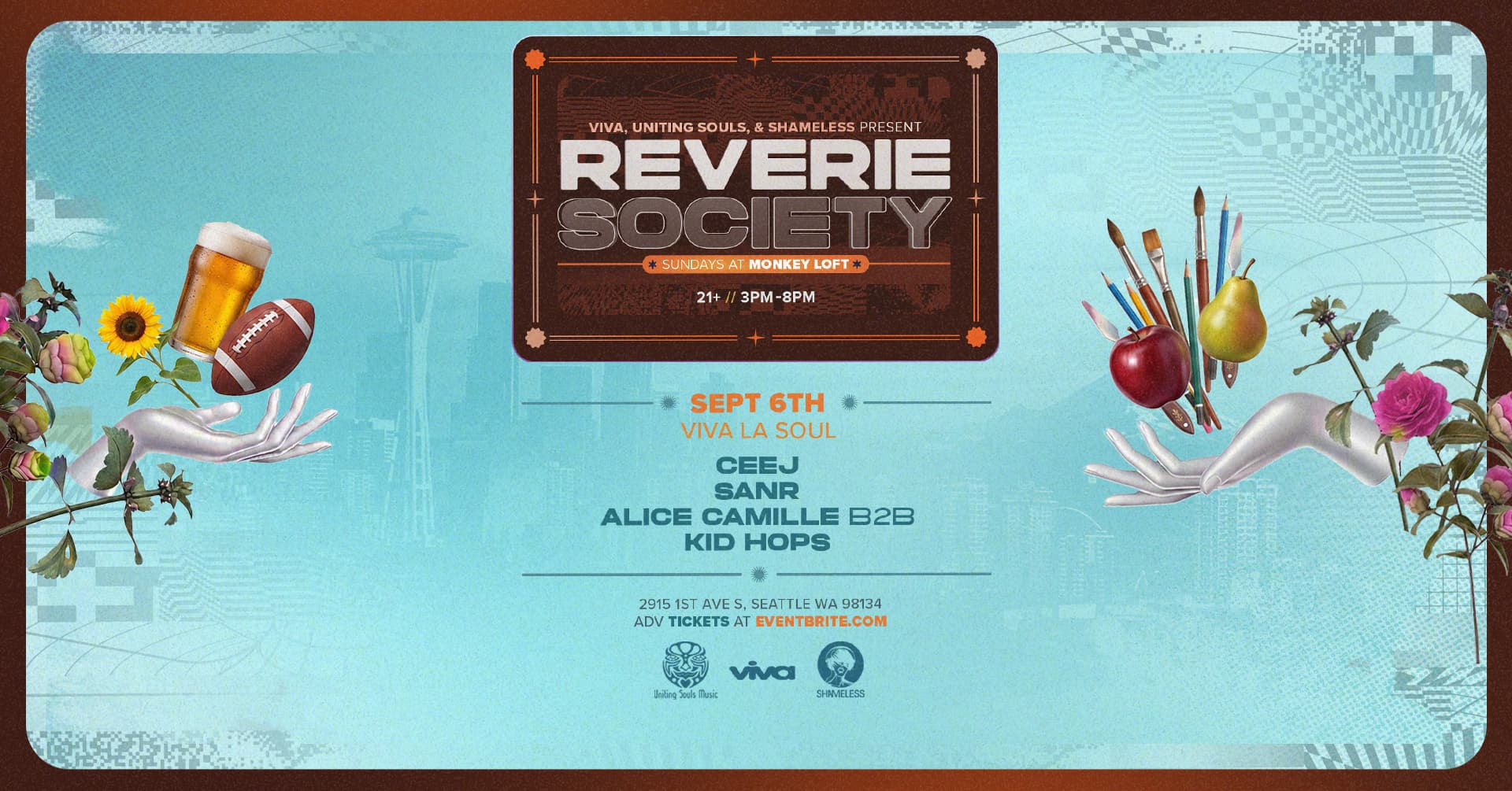 Reverie Society: Viva La Soul at Monkey Loft, Seattle WA