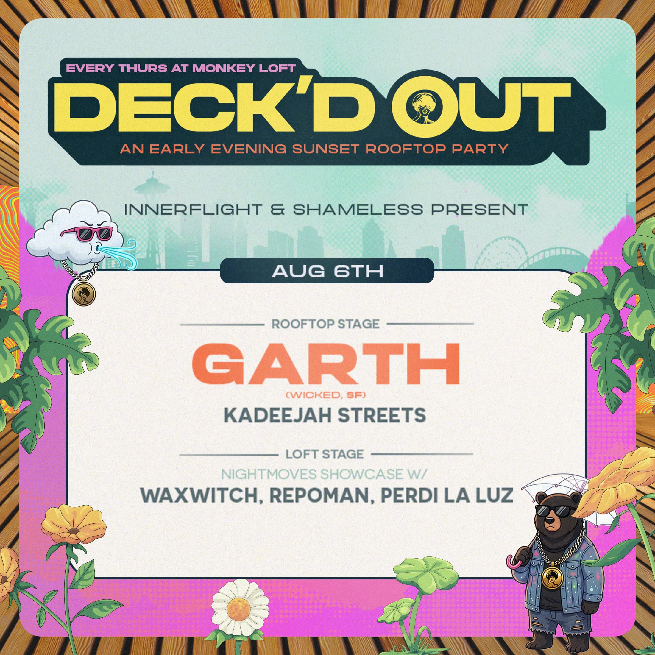 Deck'd Out #8 Innerflight & Shameless Feat. Garth (Wicked) + Nightmoves